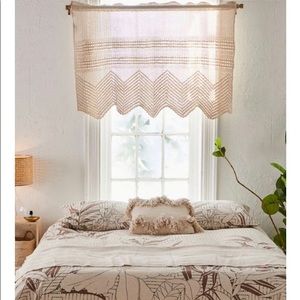 UO crochet valance curtain. Brand new with…